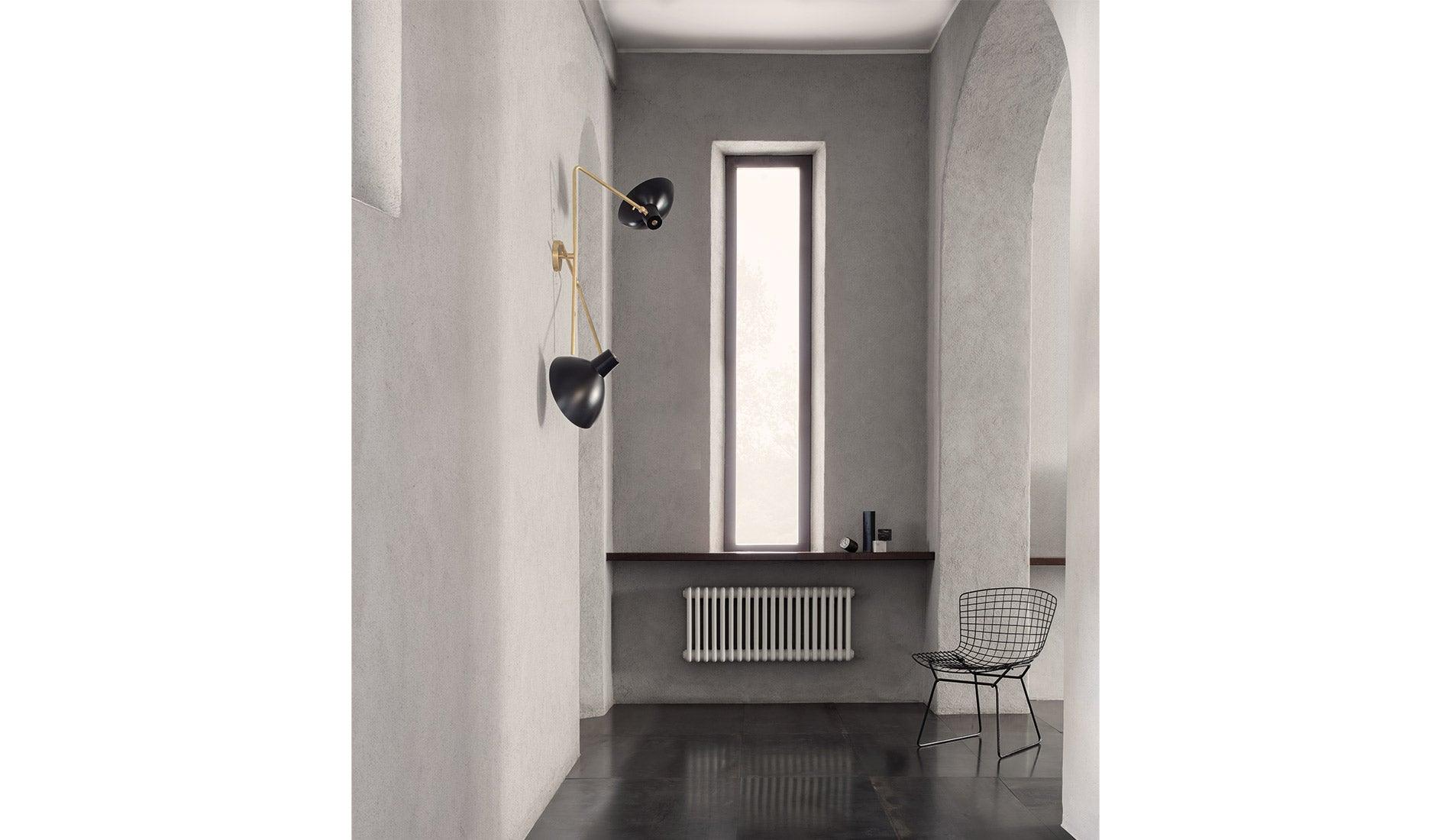 Astep - Astep VV Cinquanta Twin Wandleuchte | Halterung Messing - Wandleuchten - Sarto Group