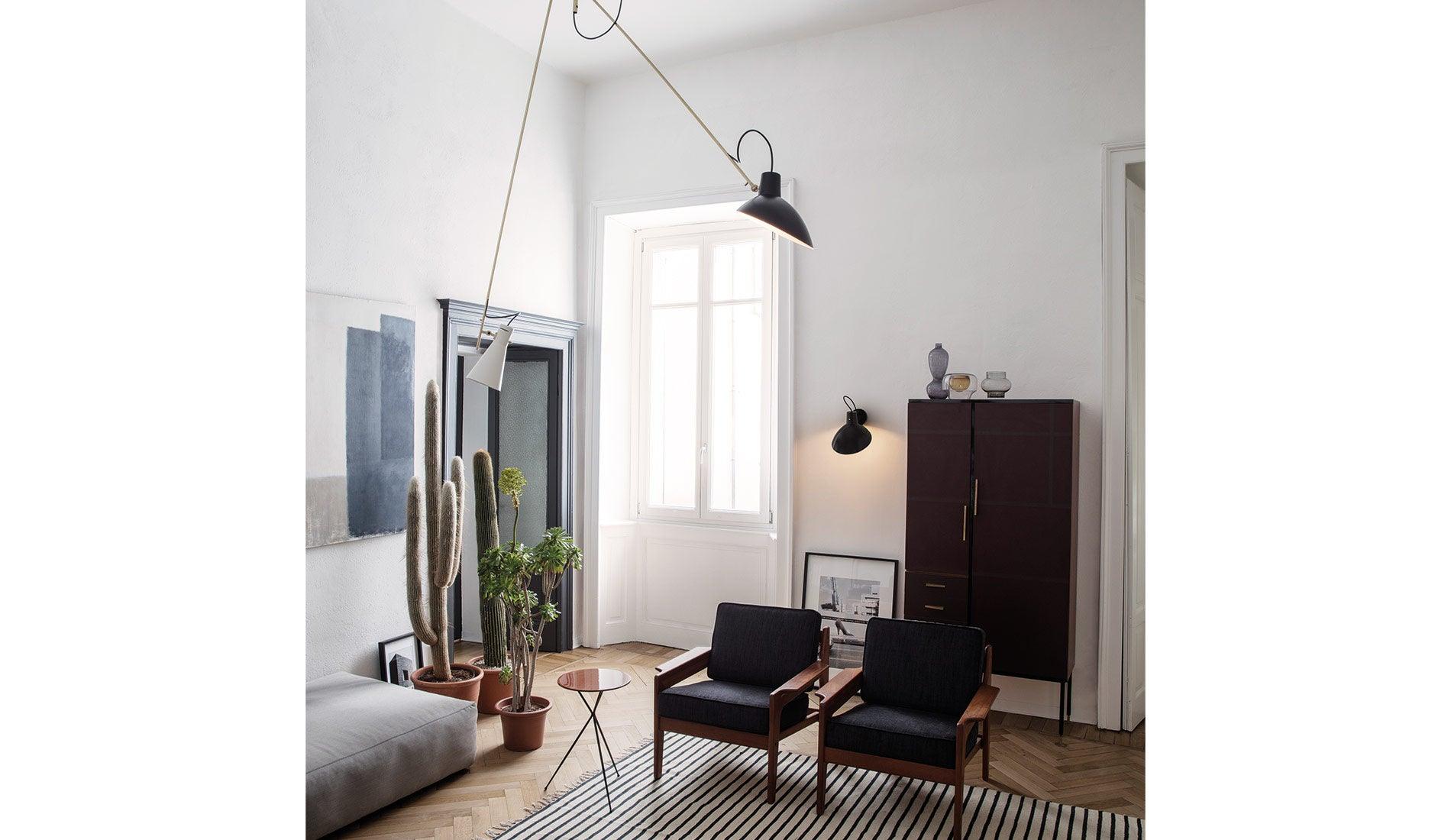 Astep - Astep VV Cinquanta Wall Wandleuchte | Halterung Schwarz - Wandleuchten - Sarto Group