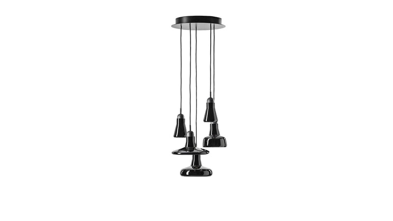 Brokis - Brokis Shadows PC929 Hängeleuchte Triplex schwarz glänzend | Rund - sarto Tailored Interiors Group