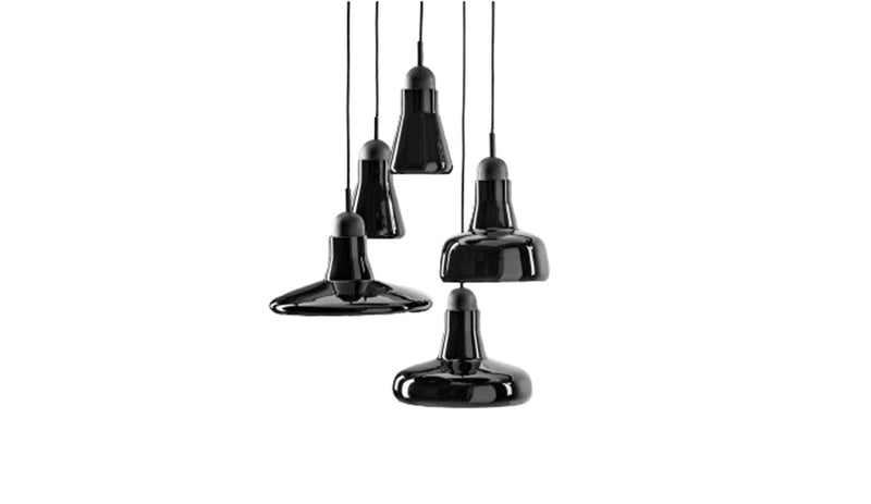 Brokis - Brokis Shadows PC929 Hängeleuchte Triplex schwarz glänzend | Rund - sarto Tailored Interiors Group
