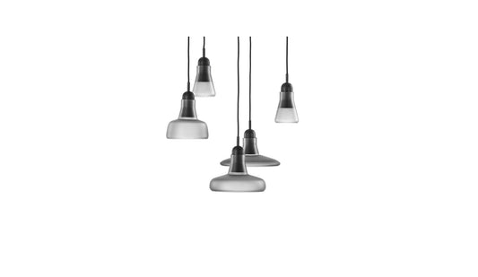 Brokis - Brokis Shadows PC929 Hängeleuchte Transparent matt | Rund - Hängeleuchten - Sarto Group