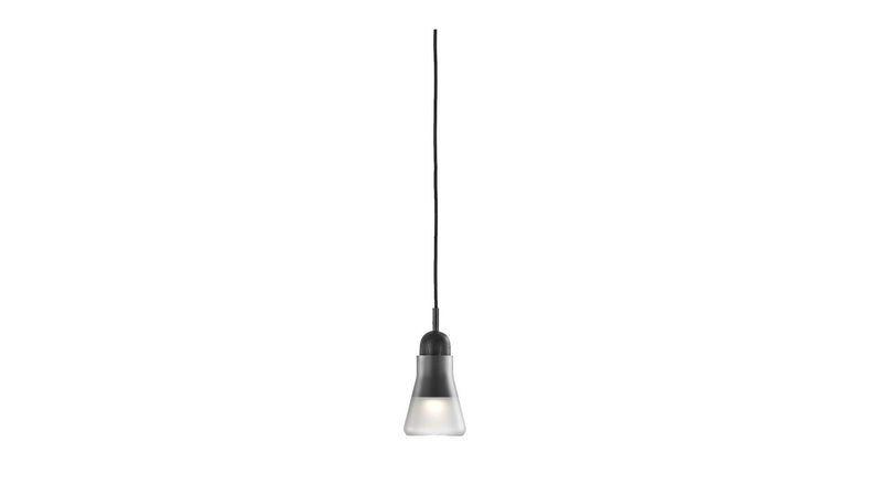 Brokis - Brokis Shadows PC897 Hängeleuchte | Matt Transparent - schwarzes Kabel - sarto Tailored Interiors Group