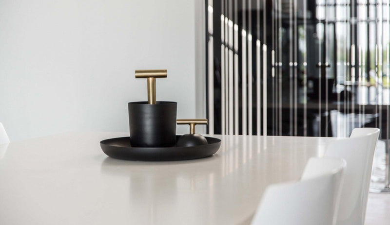XLBoom - XLBoom Carry Away Stiftehalter | Schwarz | Messing - sarto Tailored Interiors Group