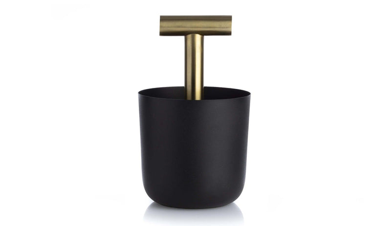 XLBoom - XLBoom Carry Away Stiftehalter | Schwarz | Messing - sarto Tailored Interiors Group