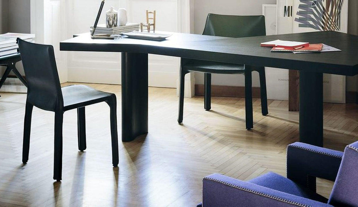 Cassina - 412 S1 Cab Kernlederstuhl - Stühle - Sarto Group