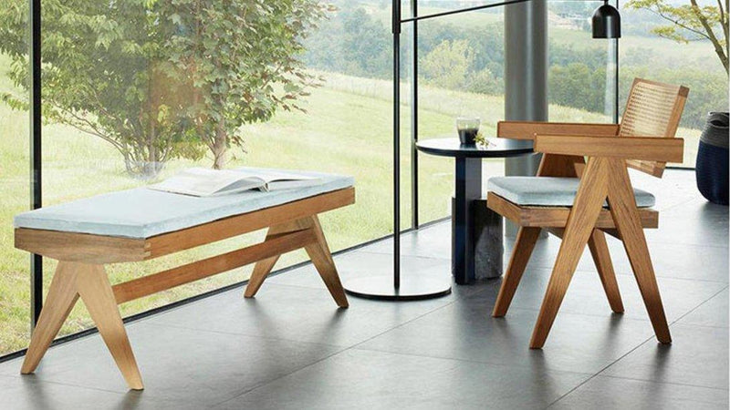Cassina - Civil Bench | Teak - sarto Tailored Interiors Group