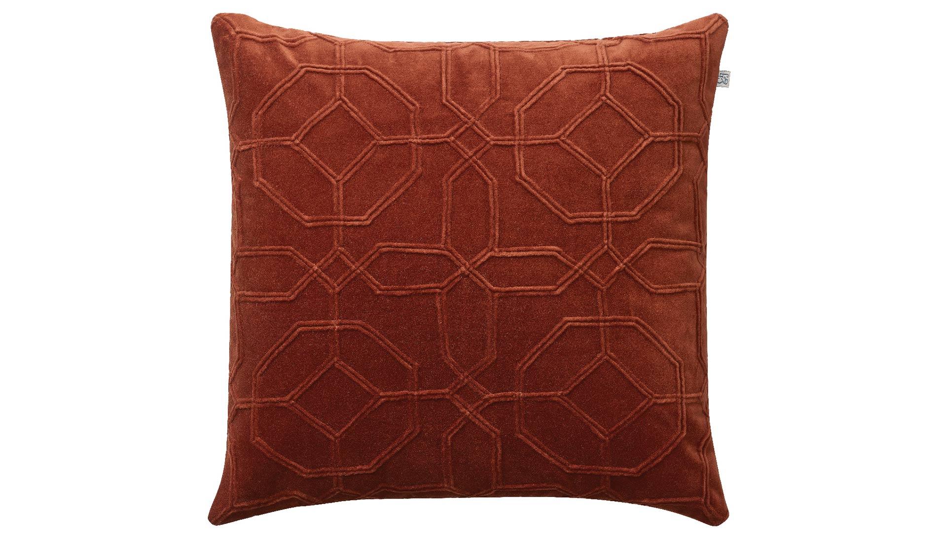 Chhatwal & Jonsson - Chhatwal & Jonsson Nandi Samtkissen 50 x 50 cm | Rust - Zierkissen - Sarto Group