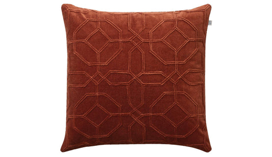 Chhatwal & Jonsson - Chhatwal & Jonsson Nandi Samtkissen 50 x 50 cm | Rust - Zierkissen - Sarto Group