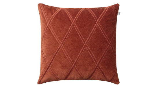 Chhatwal & Jonsson - Chhatwal & Jonsson Orissa Samtkissen 50 x 50 cm | Rust - Zierkissen - Sarto Group