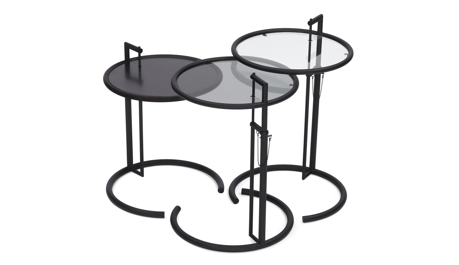 ClassiCon - ClassiCon Adjustable E 1027 Beistelltisch Black Version - Beistelltische - Sarto Group