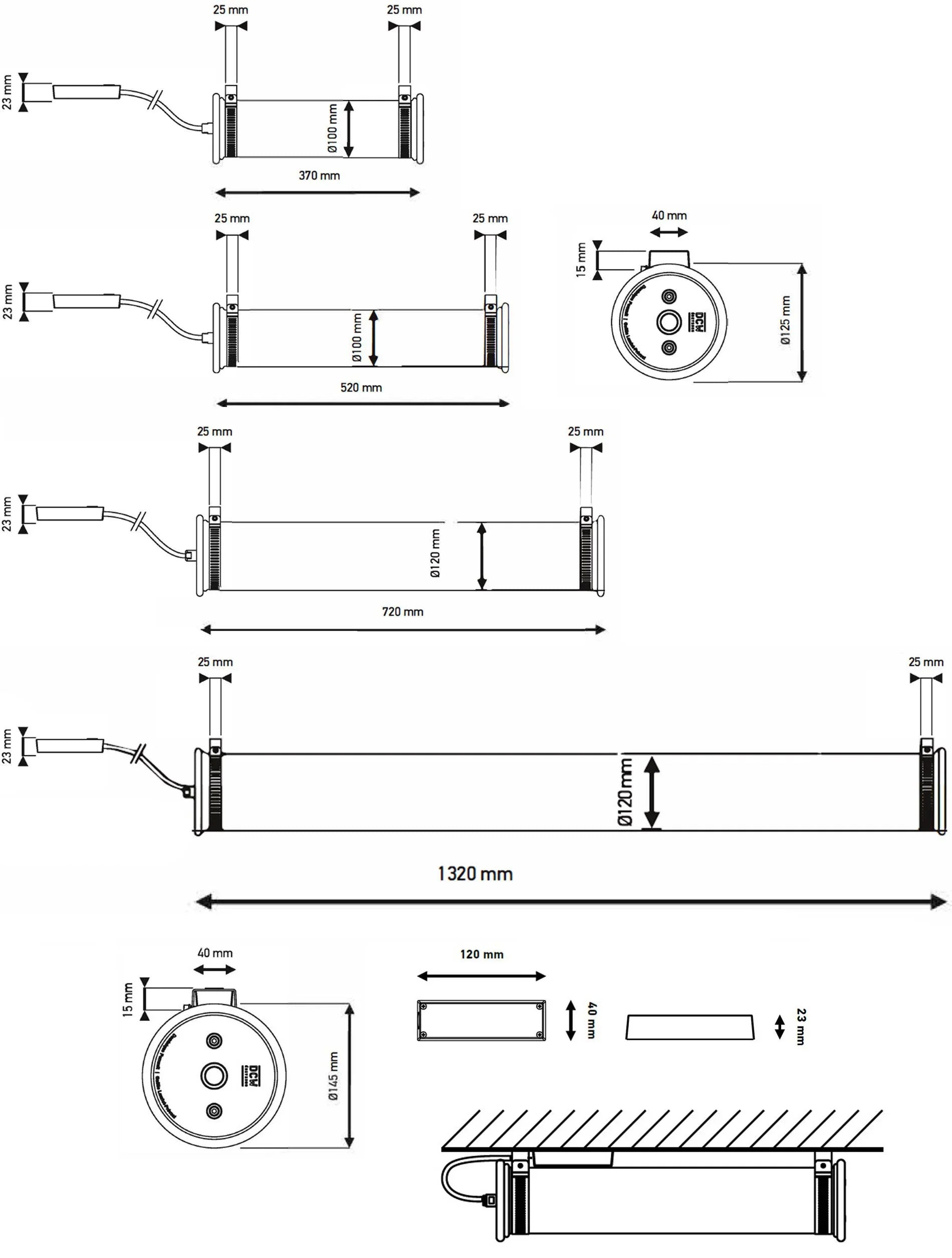 DCW éditions Paris - DCW In The Tube Wandleuchte Indoor - sarto Tailored Interiors Group