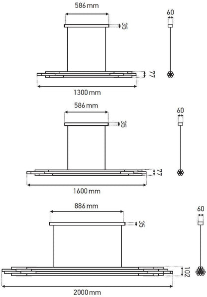 DCW éditions Paris - DCW Org Horizontal Hängeleuchte - Hängeleuchten - Sarto Group