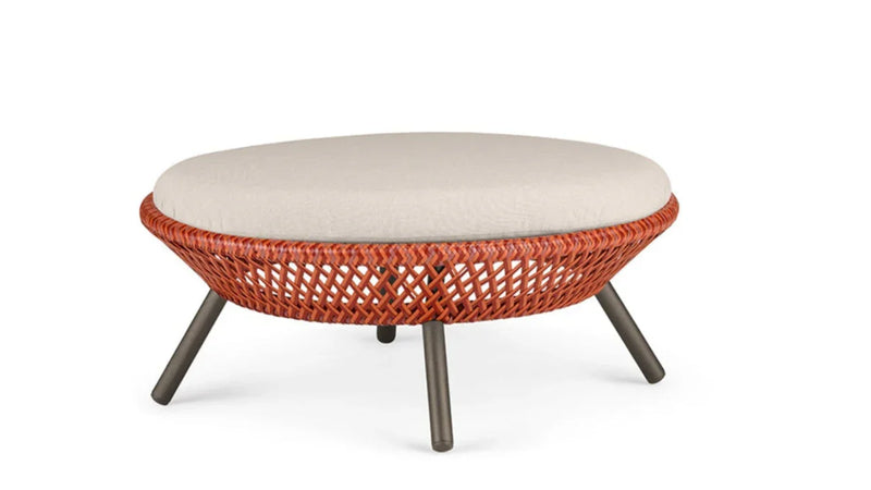 Dedon - Ahnda Outdoor Hocker - sarto Tailored Interiors Group
