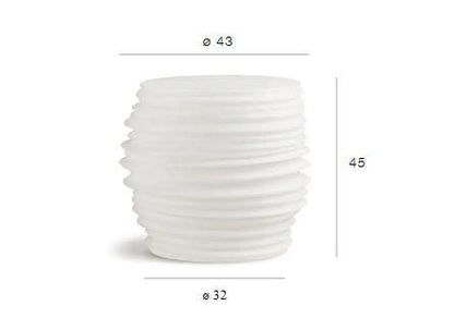 Dedon - Babylon Outdoor Hocker/Leuchte - Gartenhocker - Sarto Group