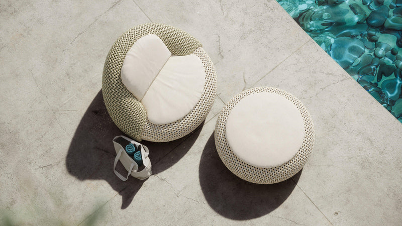Dedon - Atolo Hocker - sarto Tailored Interiors Group