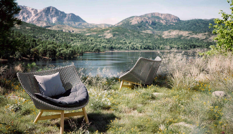 Dedon - Mbrace Lounge Sessel mit Polsterauflage - sarto Tailored Interiors Group