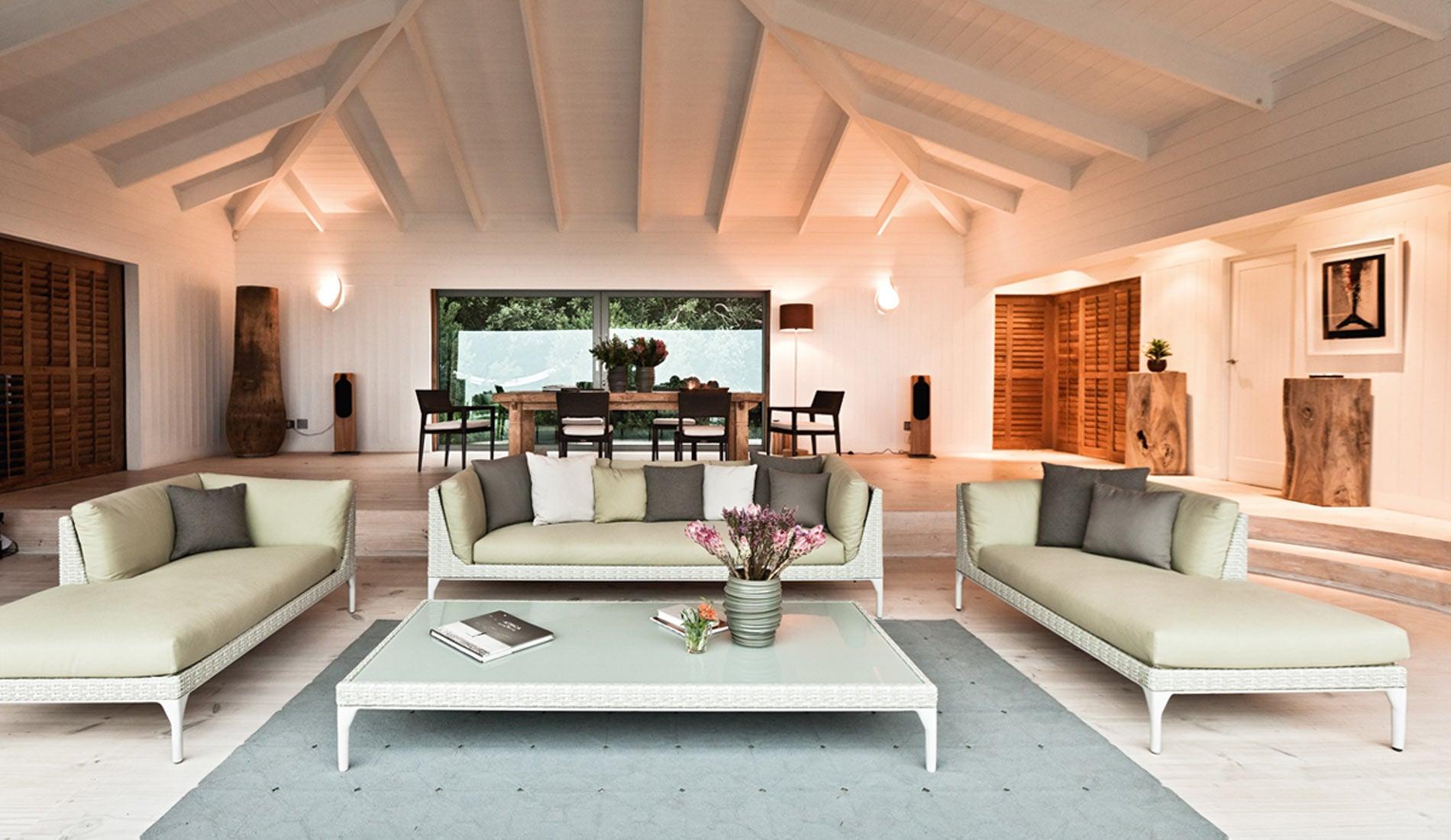 Dedon - Mu 4-Sitzer Sofa mit Polstern - Gartensofas - Sarto Group