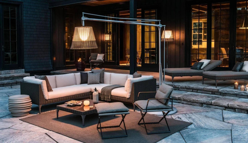 Dedon - SeaX Hocker Faltbar - sarto Tailored Interiors Group