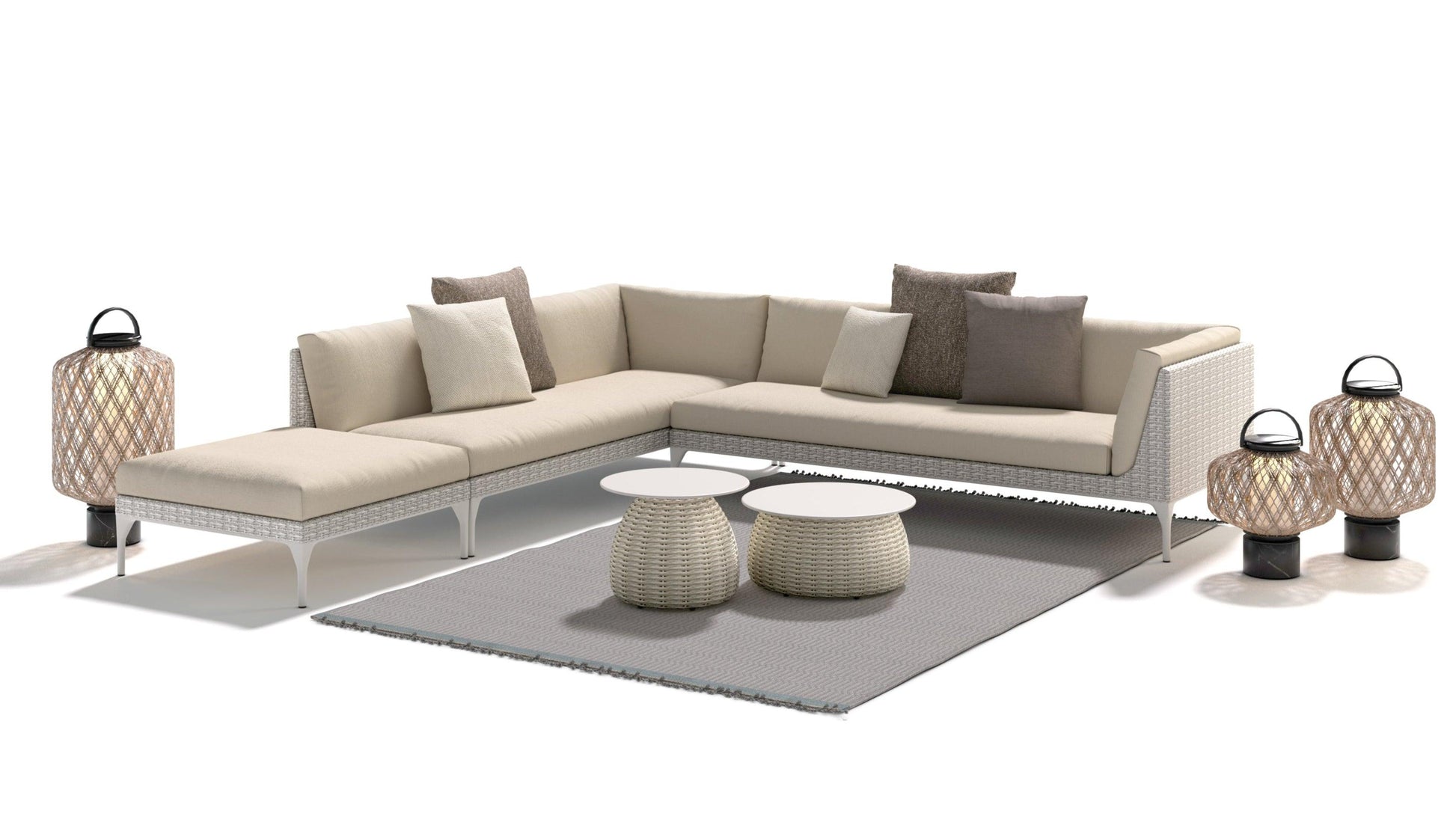 Dedon - Mu Hocker - Gartenhocker - Sarto Group