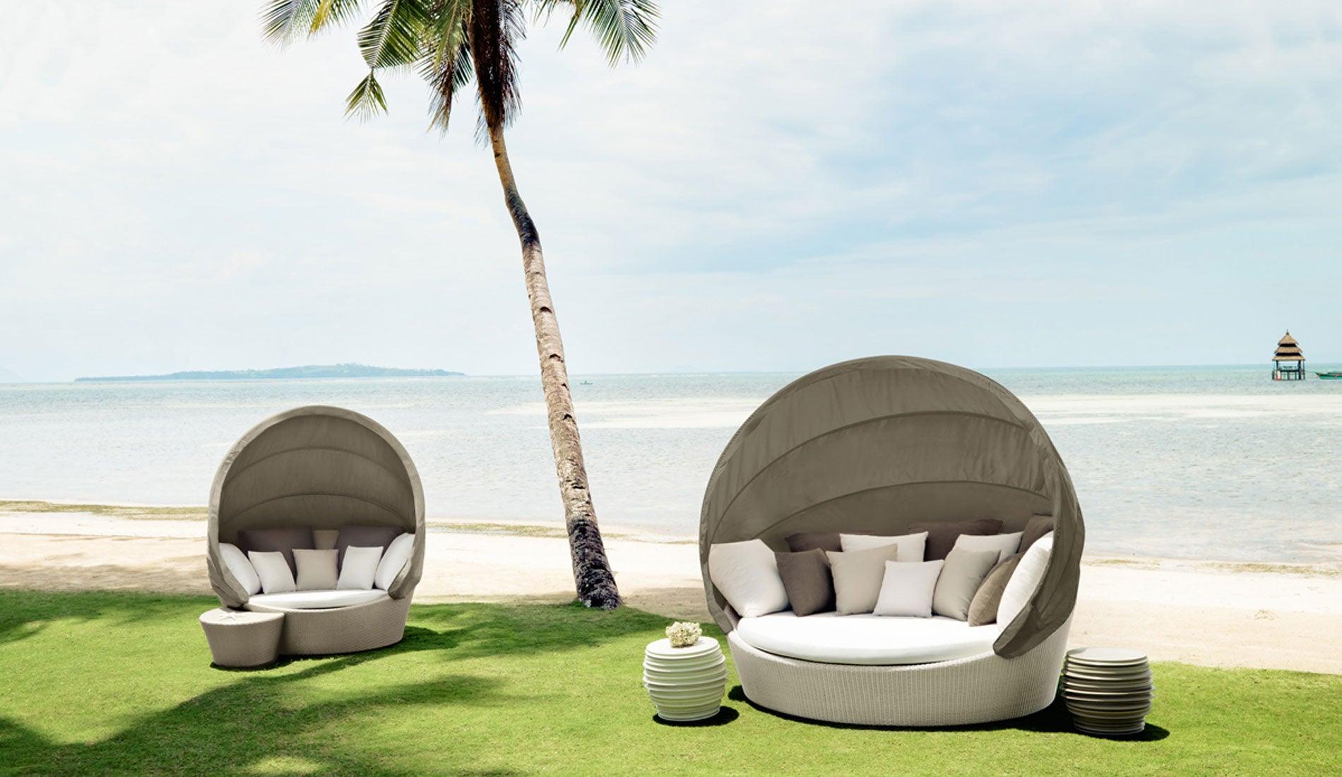 Dedon - Orbit XXL Sofainsel mit Sitzkissen - Gartensofas - Sarto Group
