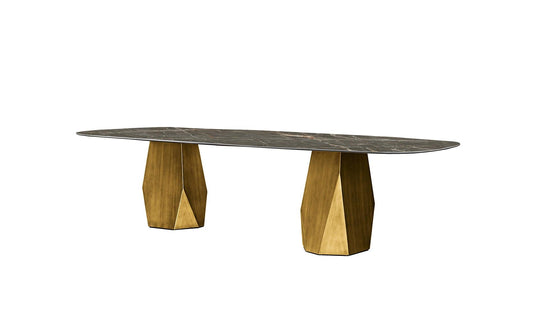 Sovet - Sovet Deod Two Base Tisch | Bronze - Onyx - Esstische - Sarto Group