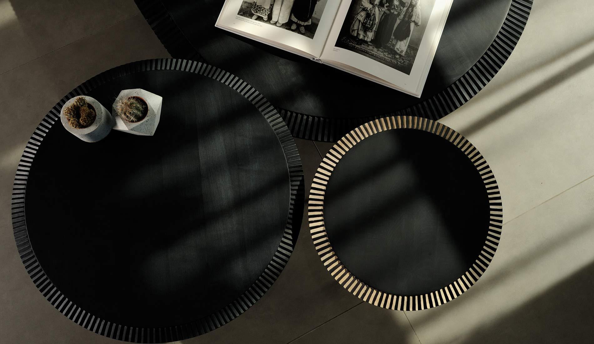 Zanat - Zanat Piano Couchtisch M | Ahorn Schwarz - Couchtische - Sarto Group
