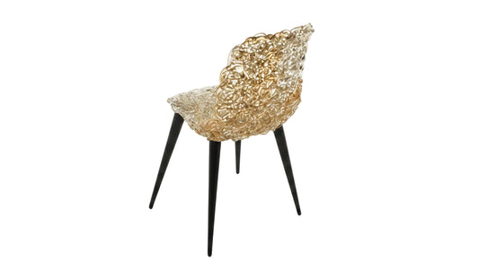 Edra Gina Stuhl Gold