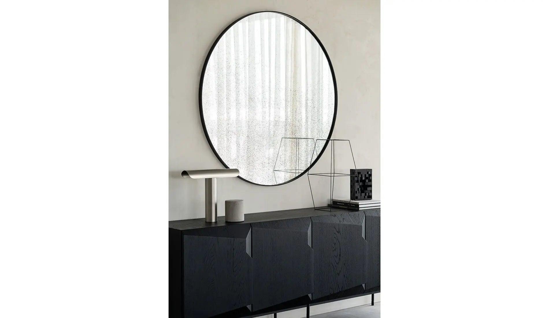 Ethnicraft - Ethnicraft Clear Spiegel | Rund - Spiegel - Sarto Group