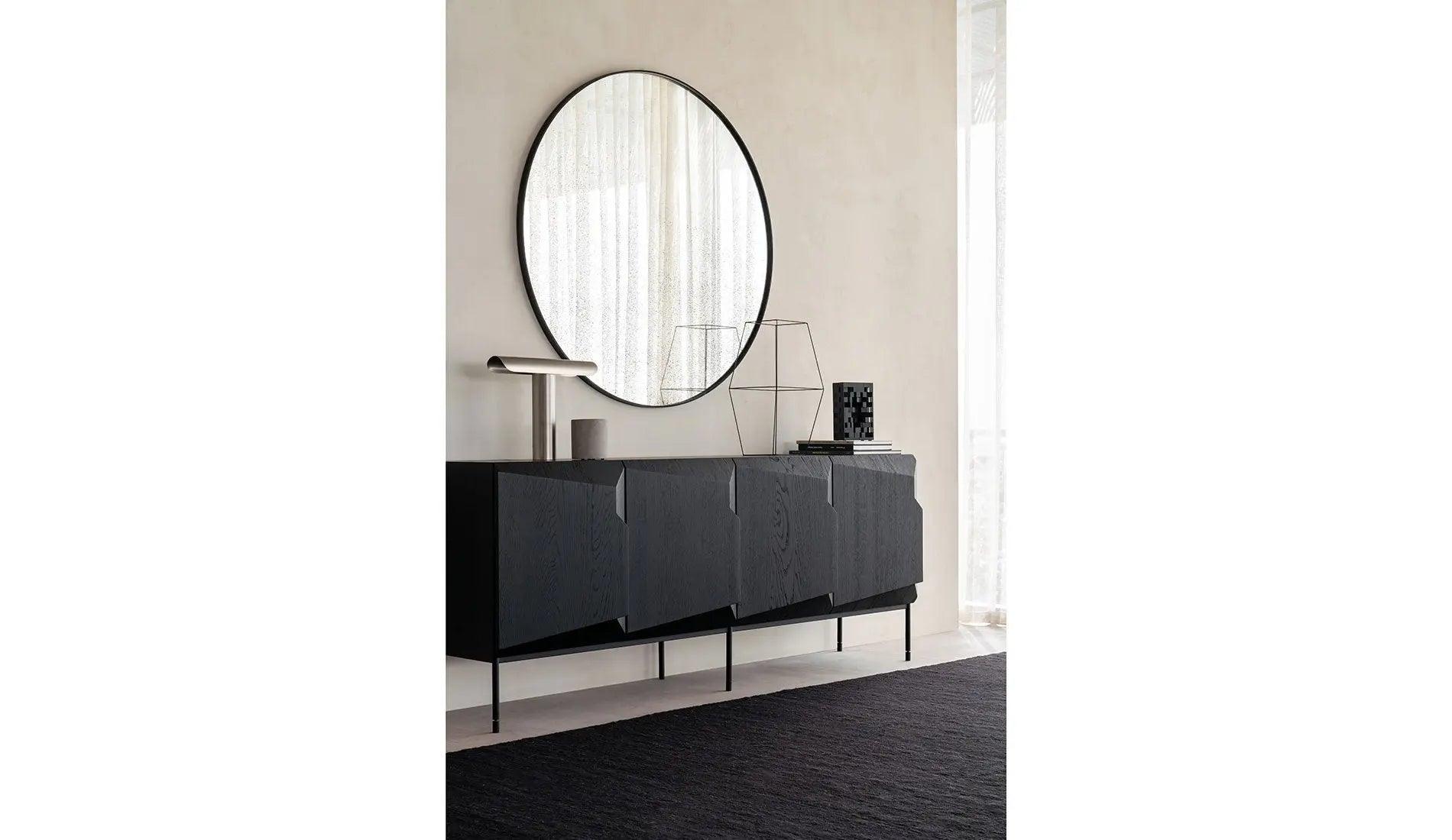 Ethnicraft - Ethnicraft Clear Spiegel | Rund - Spiegel - Sarto Group