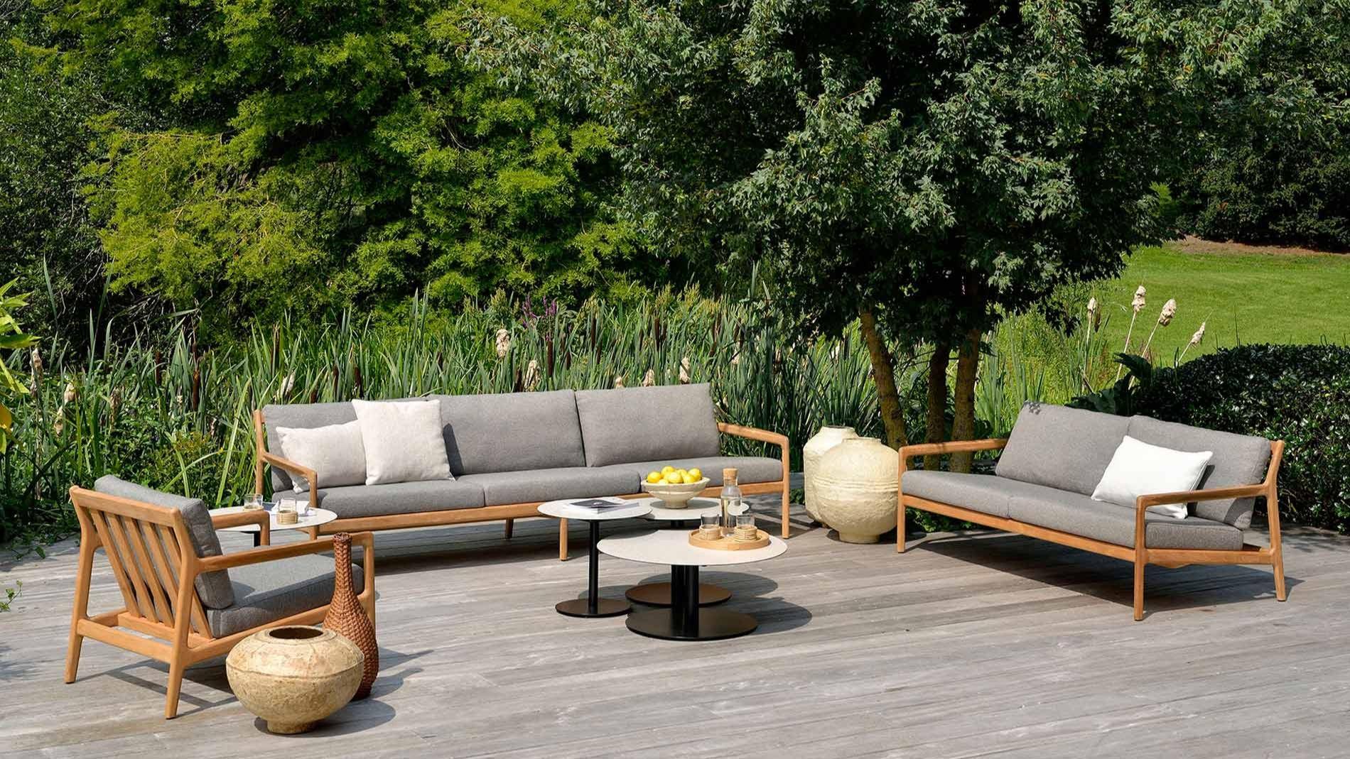 Ethnicraft - Ethnicraft Teak Jack Outdoor Sofa | 2-Sitzer - Gartensofas - Sarto Group
