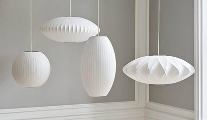 Hay - George Nelson Bubble Lamp Cigar Hängeleuchte - Hängeleuchten - Sarto Group