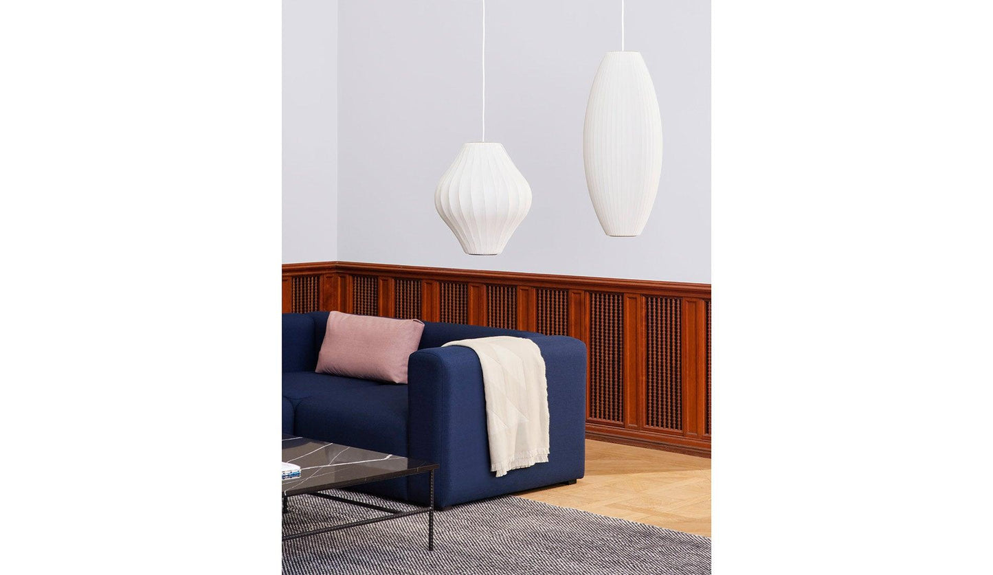 Hay - George Nelson Bubble Lamp Pear Criss Cross Hängeleuchte - Hängeleuchten - Sarto Group