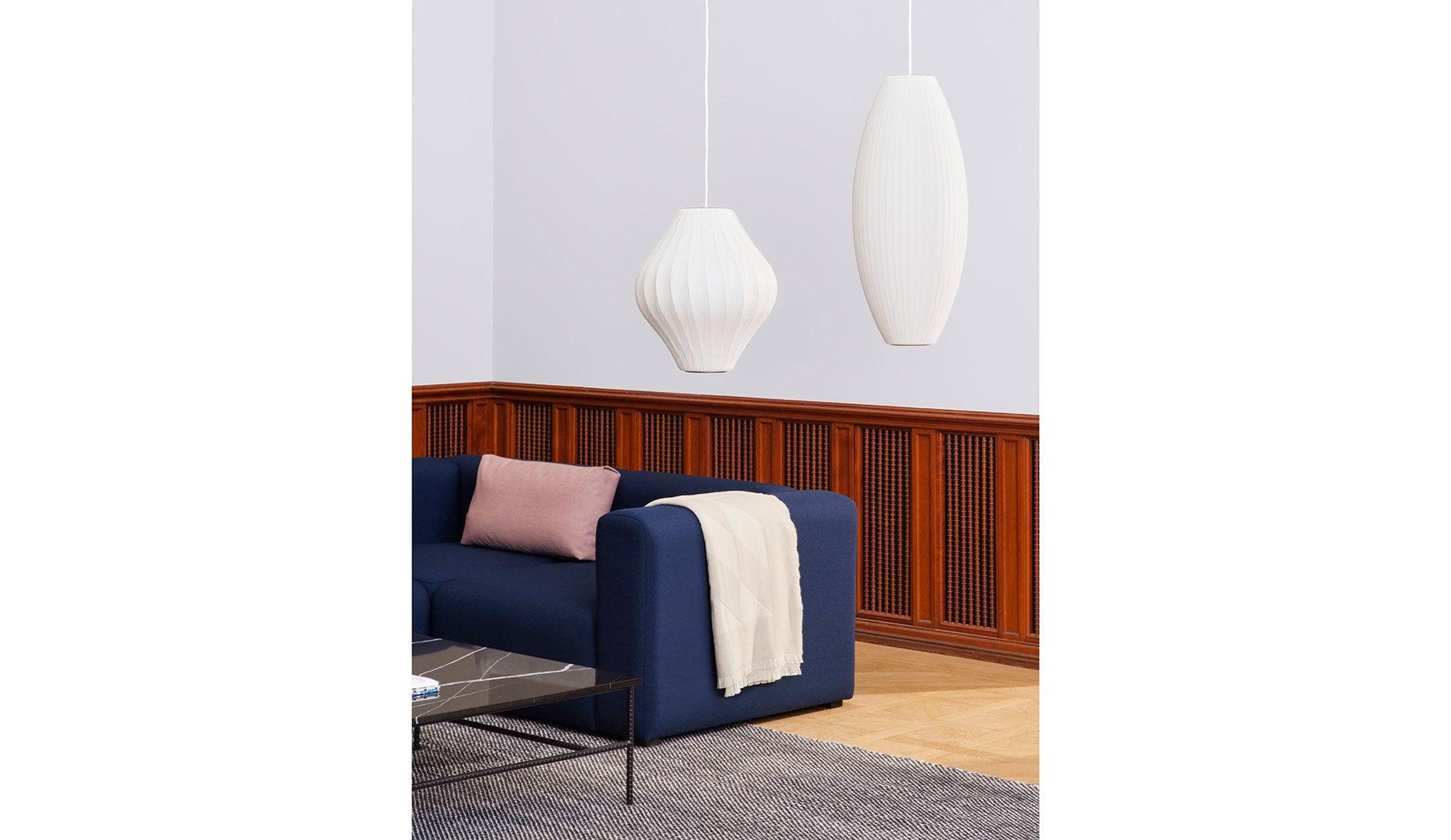 Hay - George Nelson Bubble Lamp Pear Criss Cross Hängeleuchte - Hängeleuchten - Sarto Group