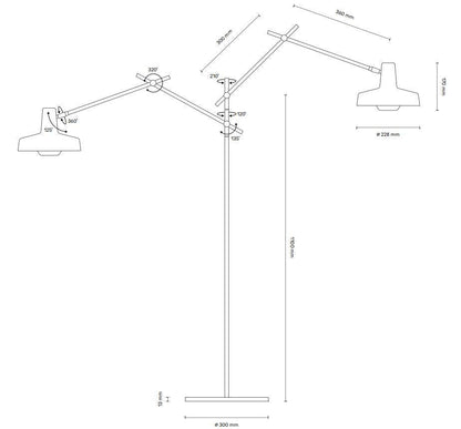 GRUPA - GRUPA Arigato AR-F2 Stehleuchte - Stehleuchten - Sarto Group