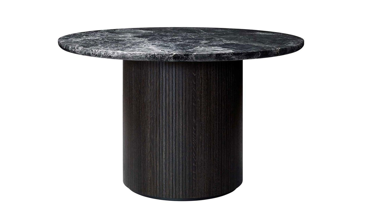 GUBI - GUBI Moon Esstisch | Rund | Emperador Marmor - Esstische - Sarto Group