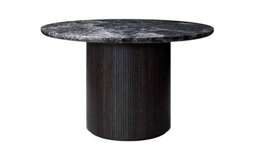 GUBI - GUBI Moon Esstisch | Rund | Emperador Marmor - Esstische - Sarto Group
