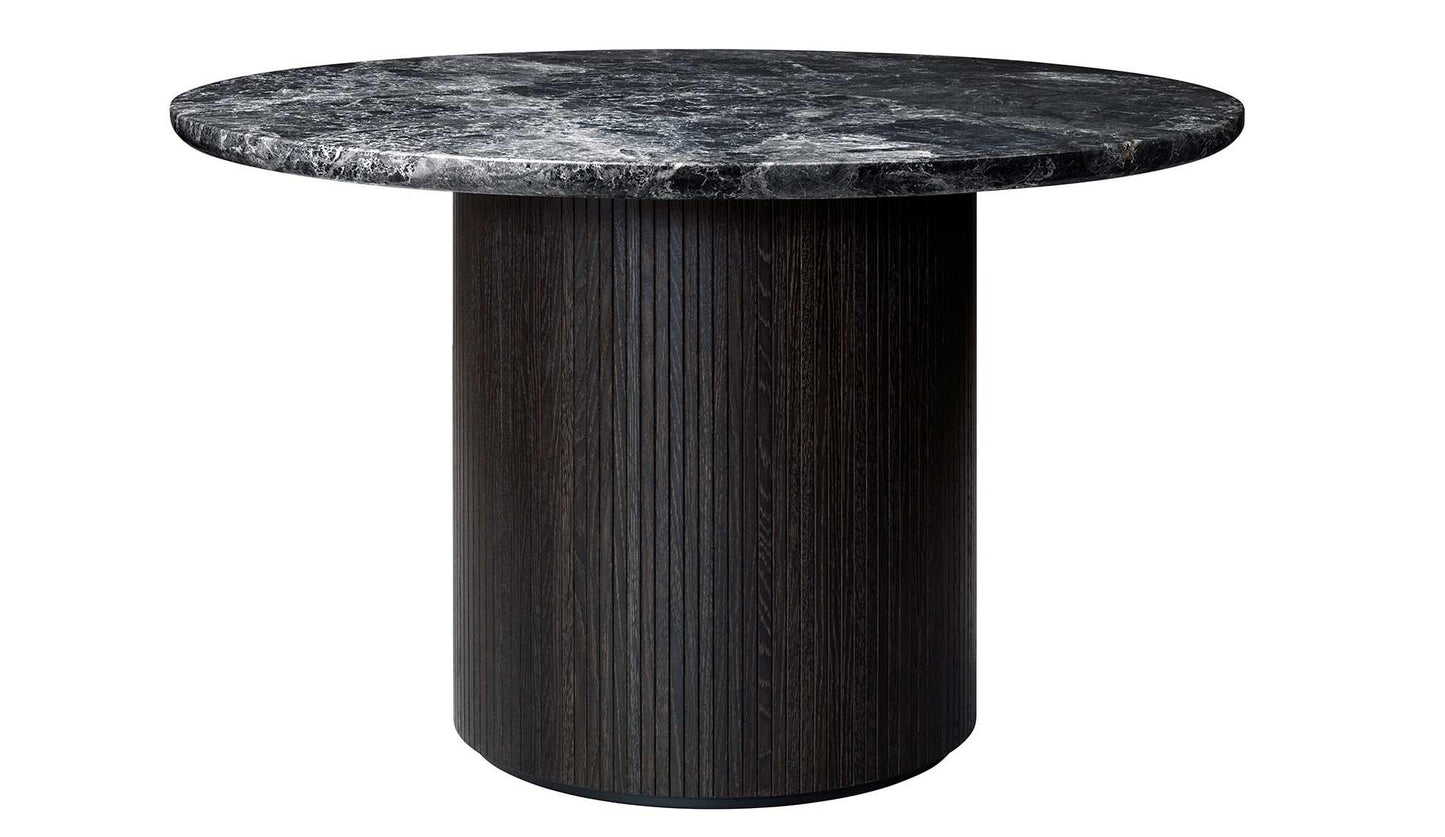 GUBI - GUBI Moon Esstisch | Rund | Emperador Marmor - Esstische - Sarto Group