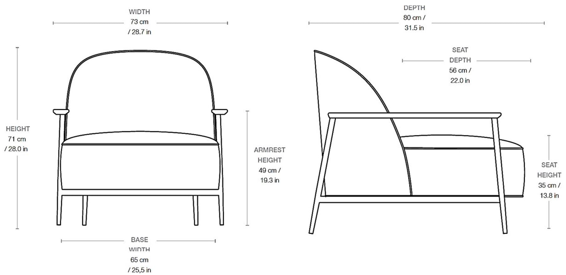 GUBI - GUBI Sejour Loungesessel | mit Armlehnen - Sessel - Sarto Group