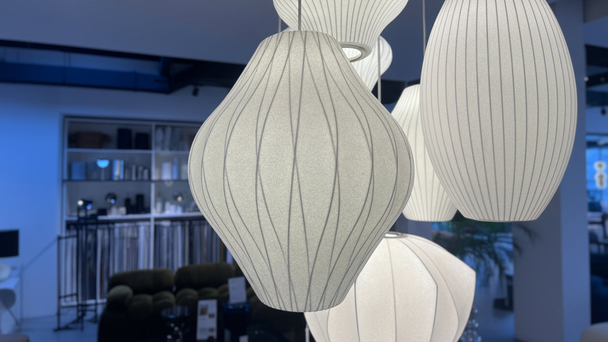 Hay George Nelson Bubble Lamp Pear Criss ross Medium