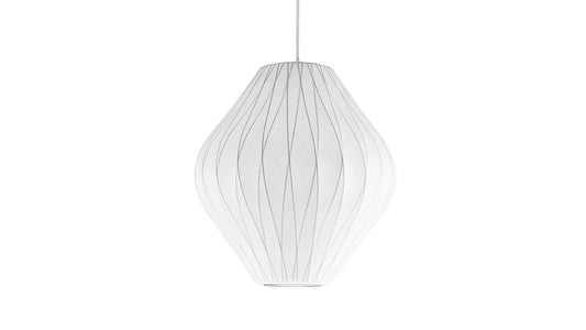 Hay - George Nelson Bubble Lamp Pear Criss Cross Hängeleuchte Medium - sarto Tailored Interiors Group