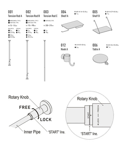 Heian Shindo - Heian Shindo Draw A Line | Zugstange - Regale - Sarto Group