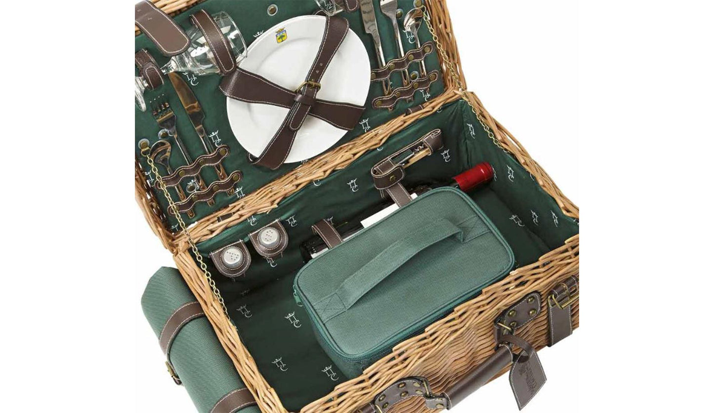 Les Jardins de la Comtesse - Les Jardins de la Comtesse Champs-Elysées Picknickkorb | Grün | 2 Personen - sarto Group