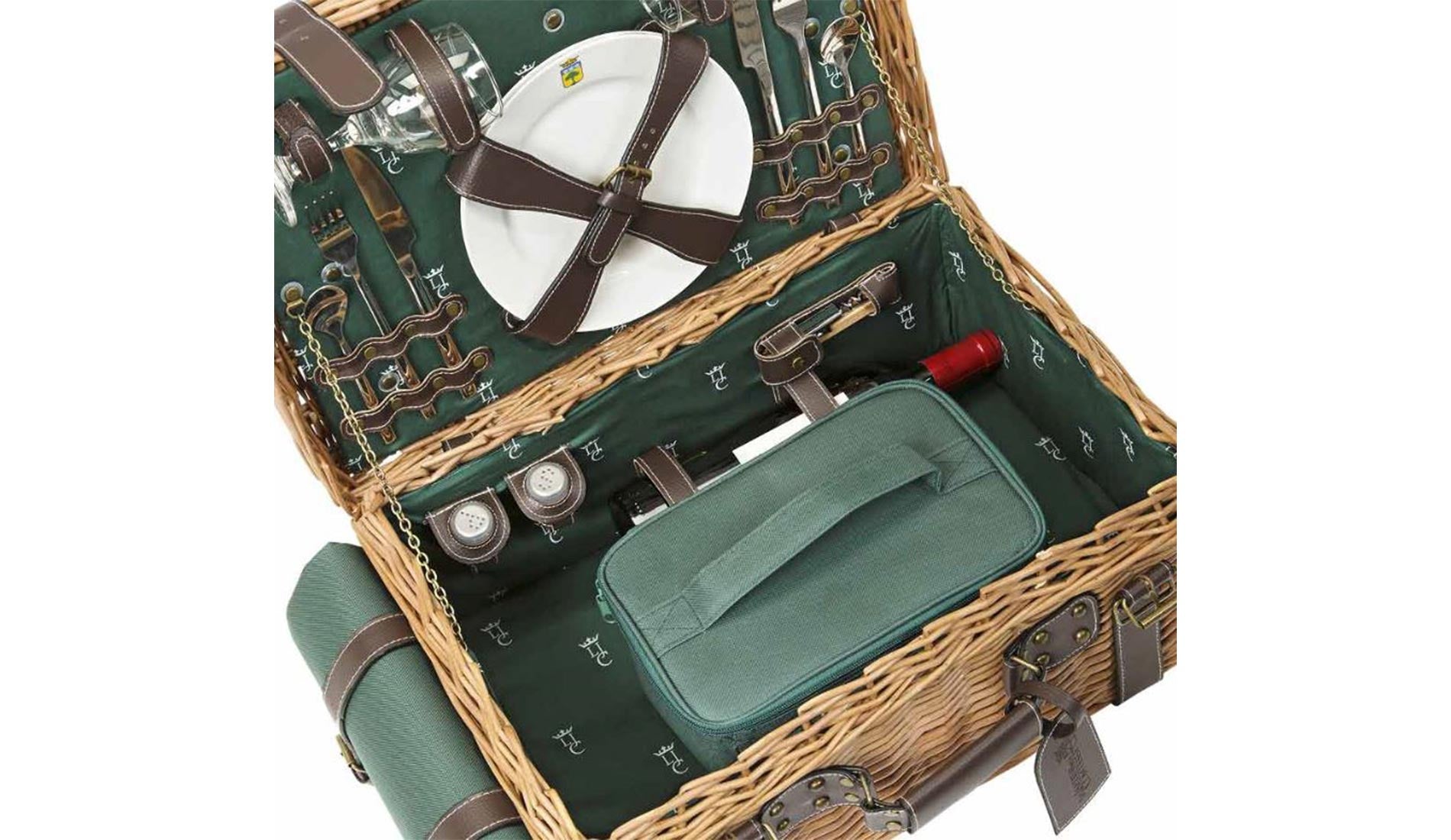 Les Jardins de la Comtesse - Les Jardins de la Comtesse Champs-Elysées Picknickkorb | Grün | 2 Personen - sarto Group