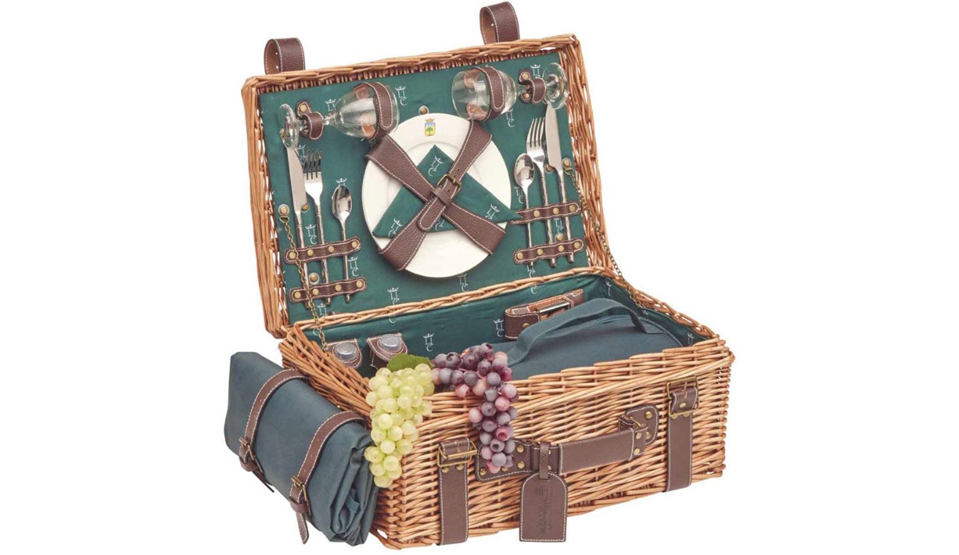 Les Jardins de la Comtesse - Les Jardins de la Comtesse Champs-Elysées Picknickkorb | Grün | 2 Personen - sarto Group