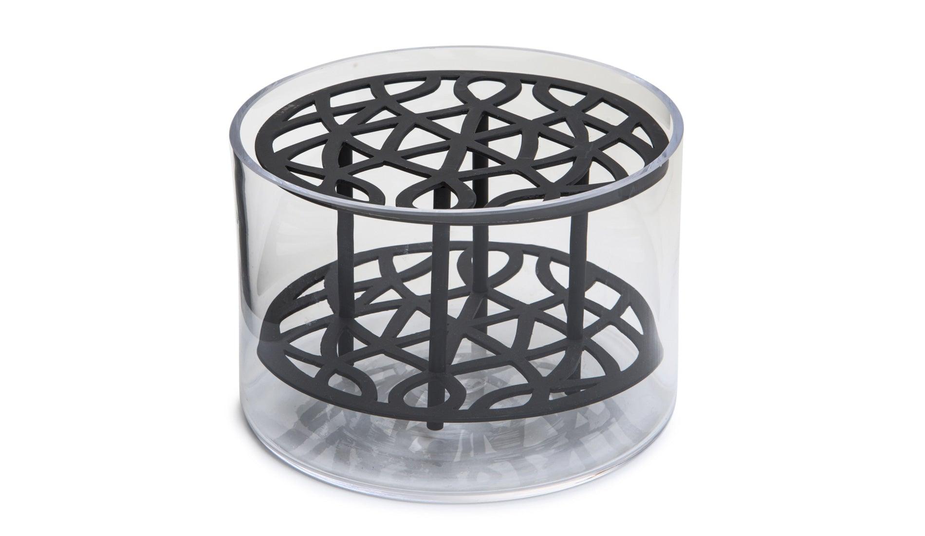 Klong - Klong Äng Vase Small | Ø 13 cm | Schwarz - Vasen - Sarto Group