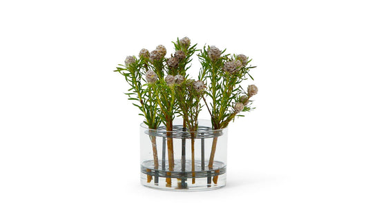 Klong - Klong Äng Vase Small | Ø 13 cm | Blau-Grün - Vasen - Sarto Group