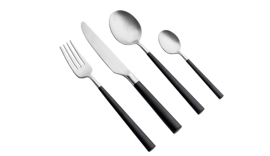 knIndustrie 801 Besteck schwarz | 4 teilig - Sarto Group