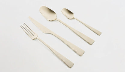 knIndustrie - knIndustrie Zest Besteck | Champagne | 4 teilig - Bestecke - Sarto Group