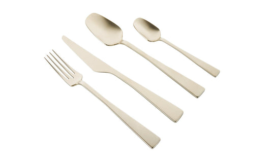 knIndustrie - knIndustrie Zest Besteck | Champagne | 4 teilig - Bestecke - Sarto Group