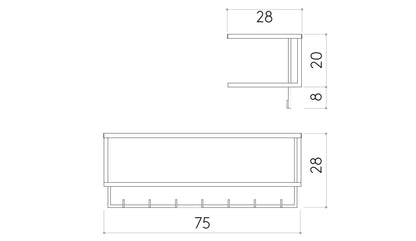 Kristina Dam - Kristina Dam Grid Garderobe | Schwarz - Garderoben - Sarto Group